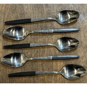 INTERPUR Stainless Steel Silverware INR2 MCM 5 -  6 3/4 inch Teaspoons JAPAN